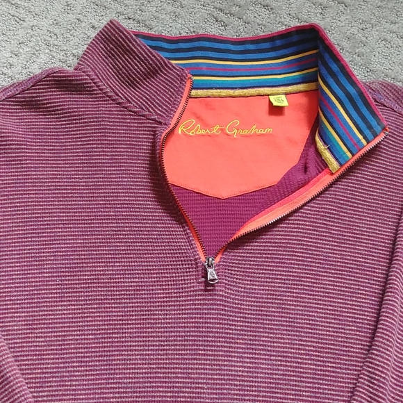 Robert Graham Zip Pullover - Picture 3 of 5